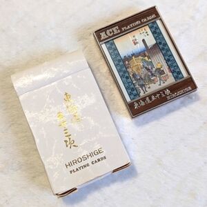 NIB - Vintage 1960's Japanese Hiroshige Playing Cards in Original Packaging